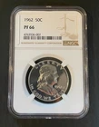 1962 Proof Franklin Half Dollar 50C NGC PF66 PR66 90% Silver