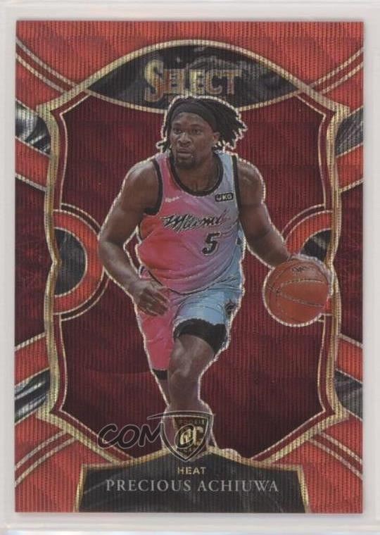 2020-21 Panini Select Concourse Red Wave Prizm Precious Achiuwa #80 0bv8