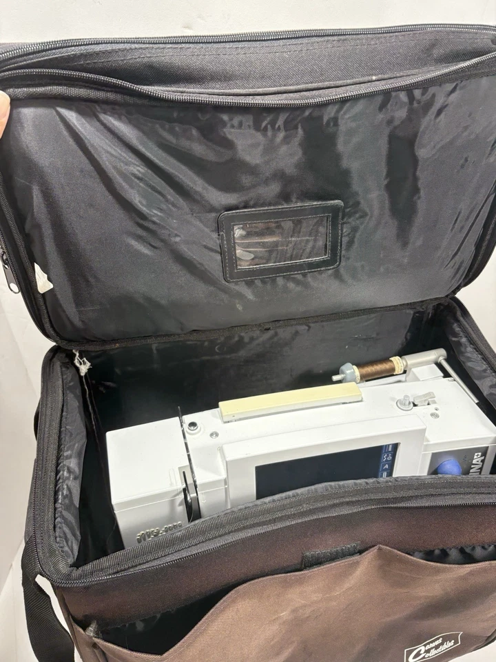 Bernina Artista 730 Sewing Embroidery Machine + Accessories Pedal Wheeled Case - Image 4 of 4