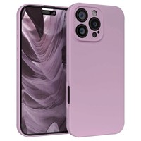 HandyhüLle FüR Apple Iphone 16 Pro Max Silikon Back Cover Schutz Handy Case Lila