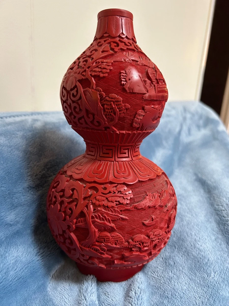 陶器 中国美術 台灣懷舊早期【天命百壽】珊瑚紅 31cm花瓶 陶器 中国