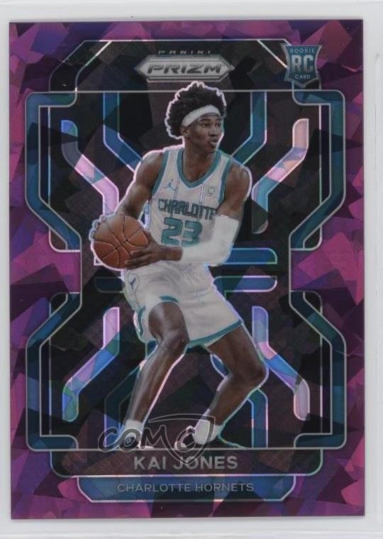 2021-22 Panini Prizm Purple Ice Prizm 102/149 Kai Jones #323 06vc