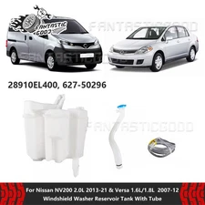 For Nissan NV200 2013-2021 Versa 2007-12 Windshield Washer Reservoir Tank W/Tube