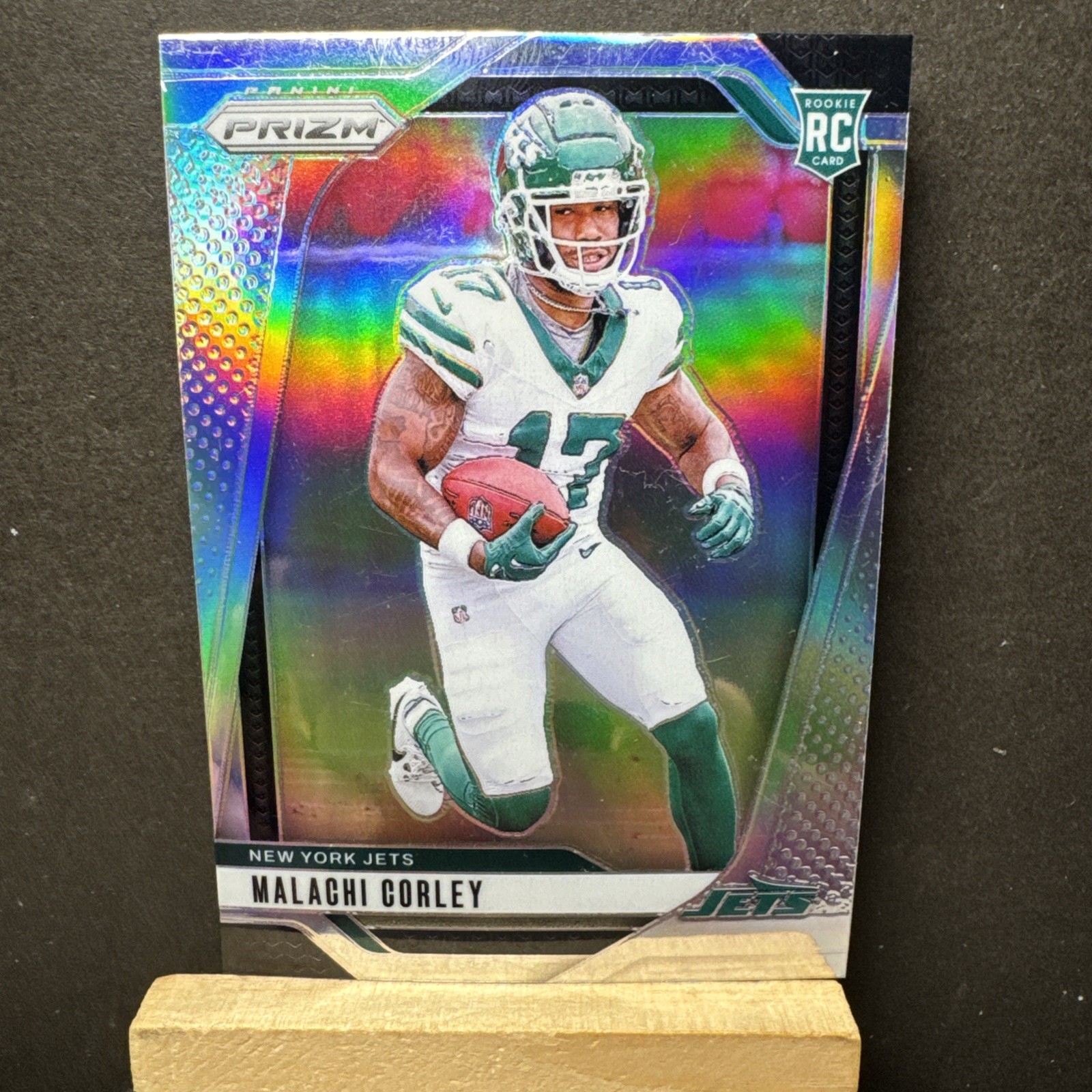 2024 Panini Prizm Malachi Corley True Silver Holo #369 NY Jets Rookie RC