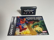 Spider-Man Battle for New York Nintendo Gameboy Advance Game w Manual Mint