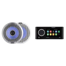 Kicker 51KM614FL 6.5-Inch 165mm Thin-Mount Marine Coaxial Speakers with RGB...