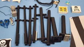 LEGO 6286 Skull's Eye Schooner Pirates 1993 Missing without Box 