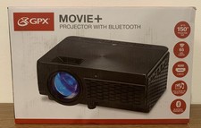 GPX Movie Projector PJ300B With Bluetooth 150 Projection - BLACK
