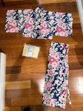 separate yukata japaneae summer kimono with obi