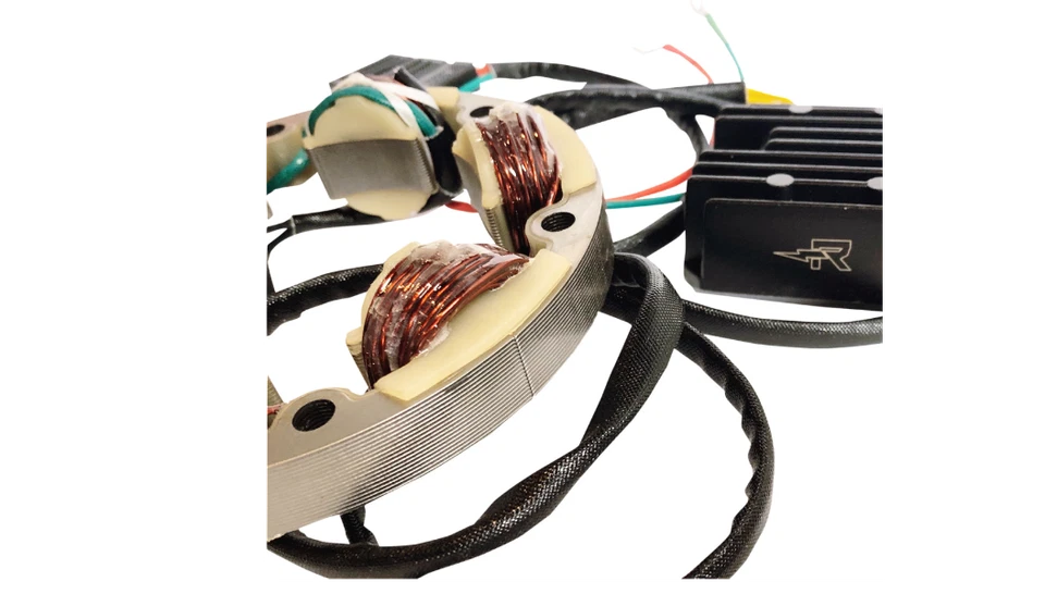 Kit de carga de alto rendimiento Ricks rectificador regulador estator Honda CB350 CB360 Foto 2 de 4