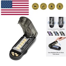 Pill Cutter Splitter for Small and Tiny Pills, Professional Adjustable Pill C...