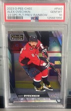 2023-24 O-Pee-Chee - Platinum Preview Alex Ovechkin #P-AO Rainbow PSA 10 POP 1!!