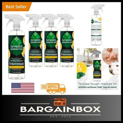Powerful All-Purpose Cleaner with Yuzu Basil - Non-toxic & Eco-Conscious, 4 Pack