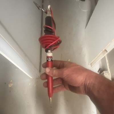 Heathkit IDM-106 High Voltage Test Probe Lead with Alligator Clip