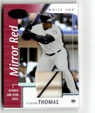 2002 Leaf Certified #108 Frank Thomas Mirror Red #/150
