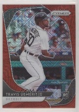 2020 Panini Prizm Tier II Red Mojo Prizm 149/149 Travis Demeritte #114 ib6