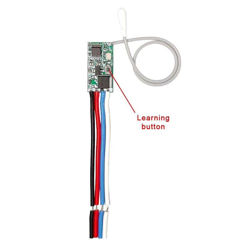 5pcs 433.92Mhz Universal DC 3.6V-24V Remote Control 1 Relay ...