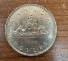 Canada 1938 silver dollar