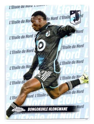 2024 Topps Chrome MLS #TT-2 Bongokuhle Hlongwane Team Tags Minnesota