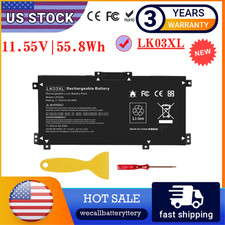 LK03XL Battery For HP ENVY X360 15-BP 15M-BQ 17M-CE 17-BW L09281-855 916814-855