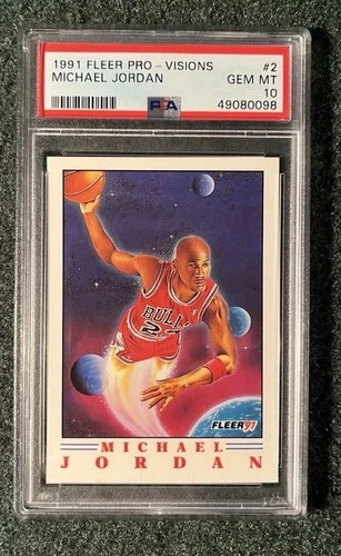 1991 Fleer Pro-Visions - #2 - Michael Jordan - PSA 10