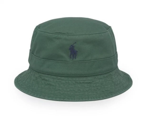 Polo Ralph Lauren Cotton Chino Bucket Hat   Green