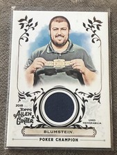Scott Blumstein 2018 Topps Allen & Ginter Card #FSRA-SB Used Relic - Poker Champ