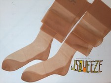 3 Pr 50s BERKSHIRE 351 FF SEAMED CUBAN FLAT VINTAGE NYLON STOCKINGS 10x32  NYLOC