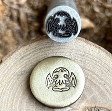 Cute Cthulhu Metal Stamp Marking Steel Die Mythological Impact Punch Stamp Tool