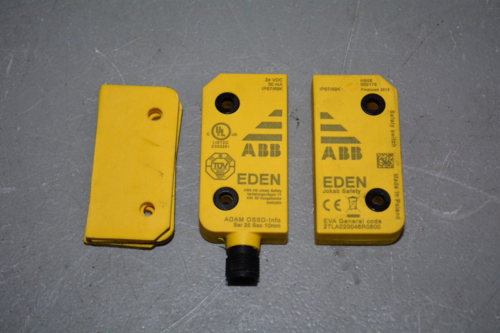 ^ ABB Eden Non-Contact Safety Sensor Adam and Eva 10mm #X2868