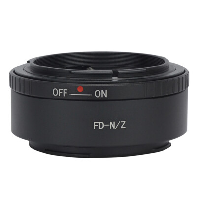 FD-NZ Blendensteueradapter für Canon FD Objektiv auf Nikon Z Z5 Z6 Z7 Z50 Kamera