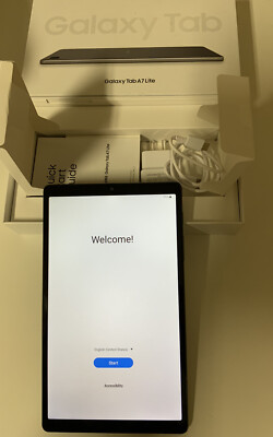  Samsung 8.7'' Galaxy Tab A7 Lite 32GB Dark Gray SM-T220NZAAXAR, GREAT 