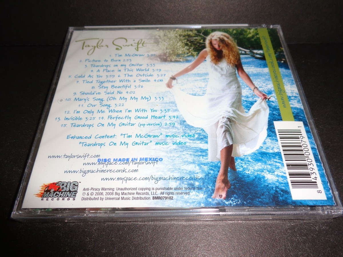 Taylor swift プロモCD TAYLOR SWIFT by Taylor Swift CD with 15 Songs BRAND NEW Big