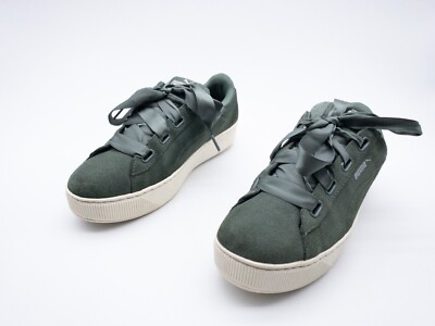 Puma Vikky Platform Ribbon Damen Sneaker Halbschuh grün Gr 40,5 EU Art 15019-70