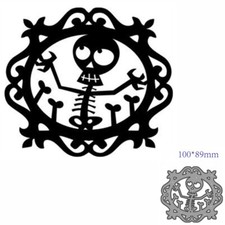 Halloween Skeleton Frame Metal Cutting Dies Decoration Scrapbooking Card Craft