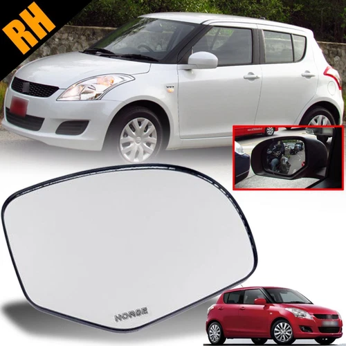 Side Wing Mirror Glass Lens Right RH For Suzuki Swift AZG 2010-2017 Hatchback