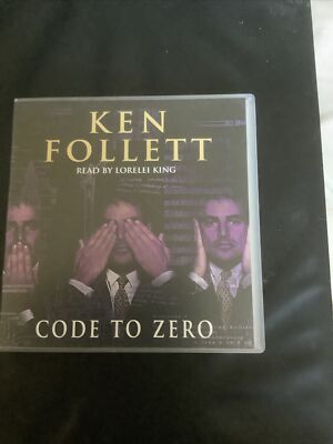 CODE TO ZERO KEN FOLLETT CD AUDIOBOOK 3 X CDs READ BY LORELEI KING 2000