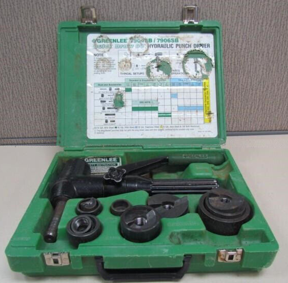 Greenlee 7906SB Hydraulic Punch Driver 7906SB/Quick Draw 90 Kit eBay