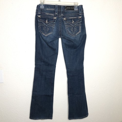 Rock Revival Juniors Jeans para Mujer Talla 27 Bolsillo Tapa de aspecto  envejecido de arranque Celine | eBay