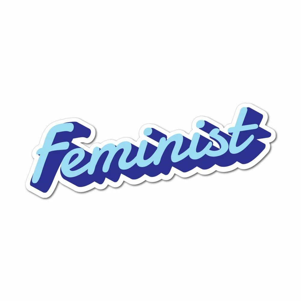 Equality Sticker Yellow On Blue