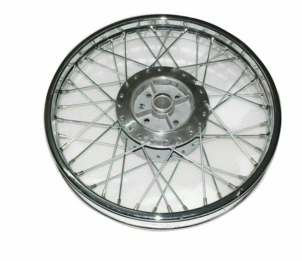 FüR Royal Enfield Hinterrad Felge 48.3Cm X 2.5 Verchromt Klassisch C5 500 350CC-image