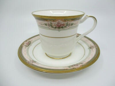 NORITAKE ROMANTICIZE CUP & SAUCER - 3 1/8''  0302I