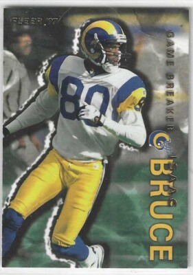 1997 Fleer Game Breaker #4 Isaac Bruce St Louis Rams Memphis HOF