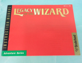 Legacy of the Wizard (NES, 1989) Broderbund Nintendo Video Game & Manual WORKS