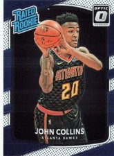 John Collins Donruss Optic ROOKIE Base 2018 Basketball Card #182
