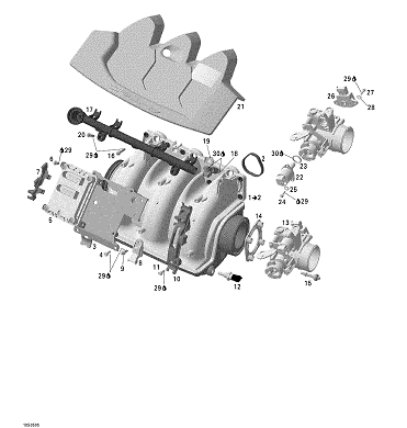 GTX WAKE'05 OEM (Air-Intake-Manifold) AIR INTAKE MANIFOLD GTX WAKE'05 OEM (Air-Intake-Manifold) AIR INTAKE MANIFOLD