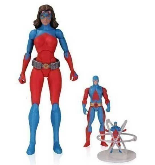 DC Comics ATOMICA with Miny Ray Palmer Atom Action Figures 6