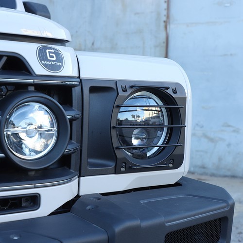 Matte Headlight Cover Grille Guard Protector Fit For Ineos Grenadier 2022-2024 - Picture 4 of 10