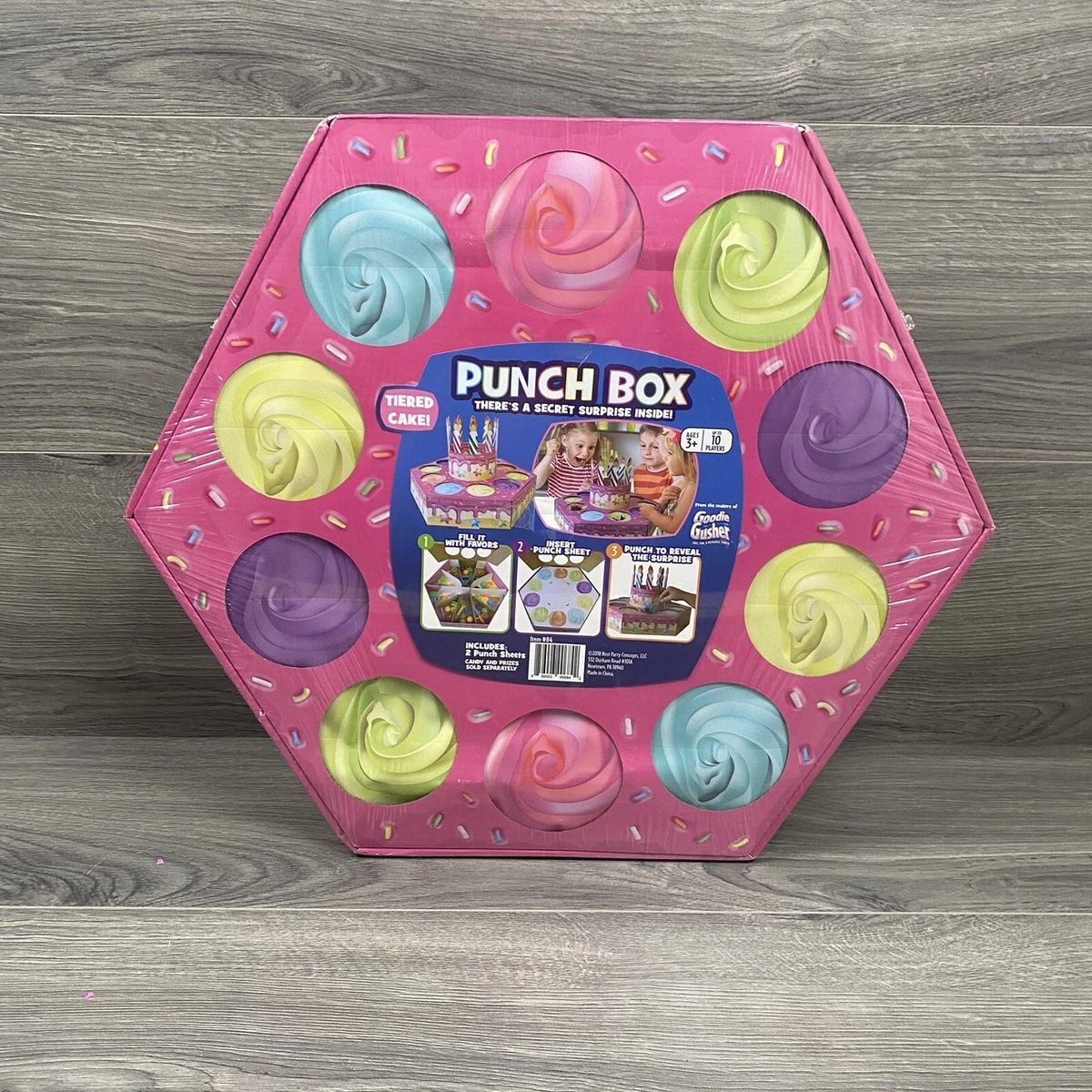 Tiered Cake Punch Game Toys 1 Piece Fill It With Birthday Party