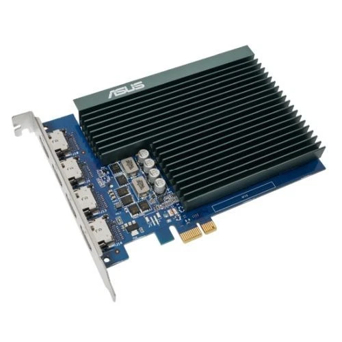 Asus GT730, 2GB DDR5, PCIe2, 4 x HDMI, 927 MHz, Passive, Single Slot - Image 2 of 3